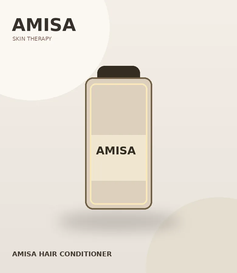 Illustrative rendering of AMISA Hair Conditioner
