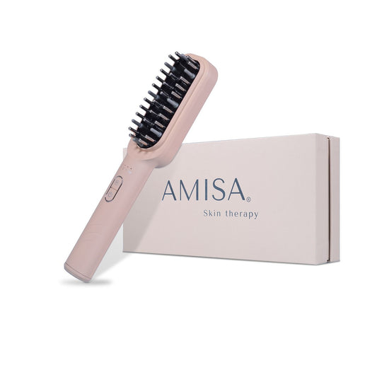 AMISA RED LIGHT HAIR BRUSH.